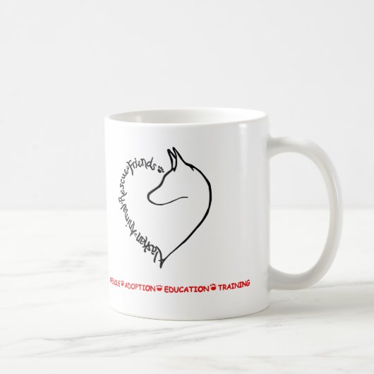 Officiële Alaskan Animal Rescue Coffee Cup Koffiemok (Rechts)