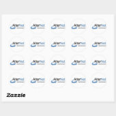 Officiële AlterNet-Stickers Ronde Sticker (Vel)