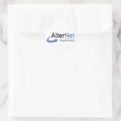 Officiële AlterNet-Stickers Ronde Sticker (Tas)