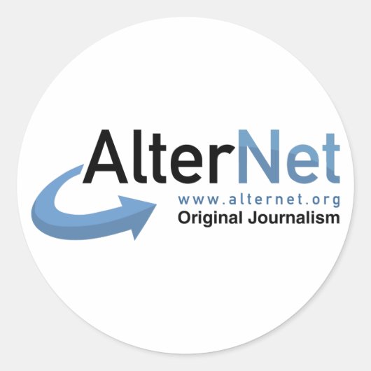Officiële AlterNet-Stickers Ronde Sticker (Voorkant)