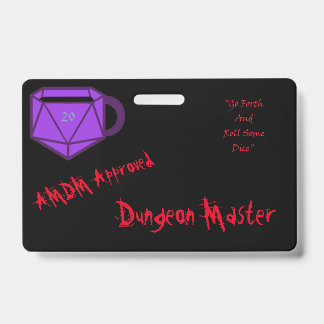 Officiële AMDM Dungeon Master Badge