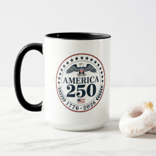 Officiële Amerika 250e Verjaardag Commemorative Mok