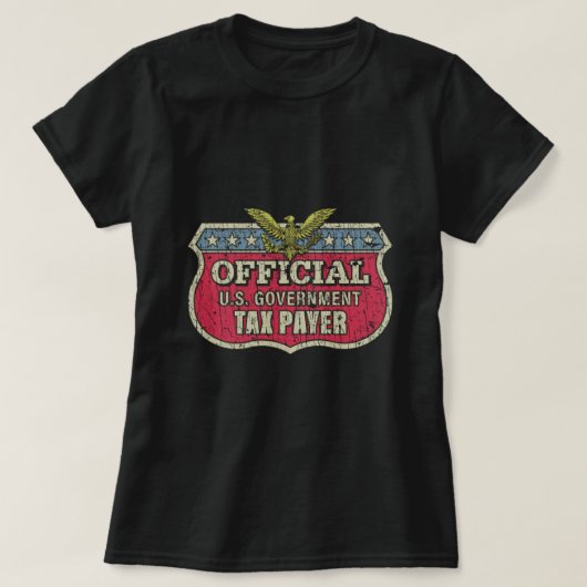 Officiële Amerikaanse belastingbetaler 1966 T-shir T-shirt (Design voorkant)