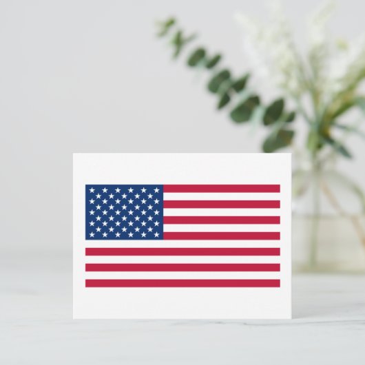 Officiële Amerikaanse vlag Briefkaart (Staand voorkant)