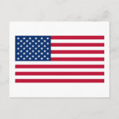 Officiële Amerikaanse vlag Briefkaart (Voorkant)