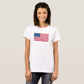 Officiële Amerikaanse vlag T-shirt (Voorkant volledig)