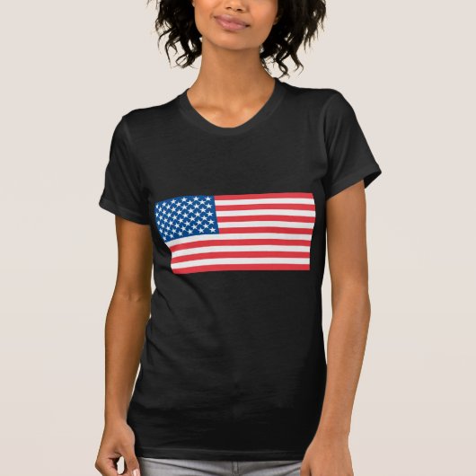 Officiële Amerikaanse vlag T-shirt (Voorkant)