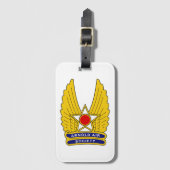 Officiële Arnold Air Society Bagagelabel met riem (Voorkant (verticaal))