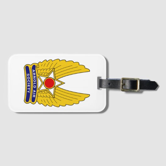 Officiële Arnold Air Society Bagagelabel met riem (Voorkant (horizontaal))