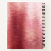 Officiële badass Boss Babe Metallic Roos Gold Name Notitieboek (Achterkant)