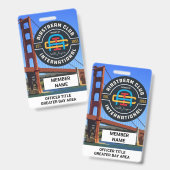 Officiële badge (Voor- en achterkant)