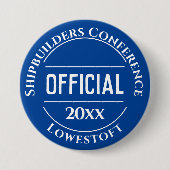 Officiële badge-Button Ronde Button 7,6 Cm (Voorkant)