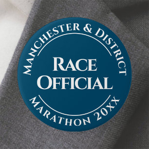 Officiële badge ronde button 7,6 cm