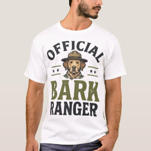 Officiële Bark Ranger Hond Vintage Grafisch_1 T-shirt