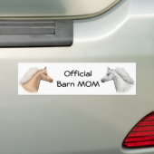 Officiële Barn Mam Bumpersticker (Op auto)