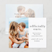 Officiële bekendmaking van de goedkeuring van de f (Voorkant / Achterkant)