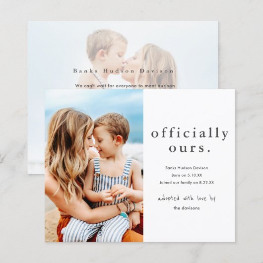 Officiële bekendmaking van de goedkeuring van de f (Voorkant / Achterkant)