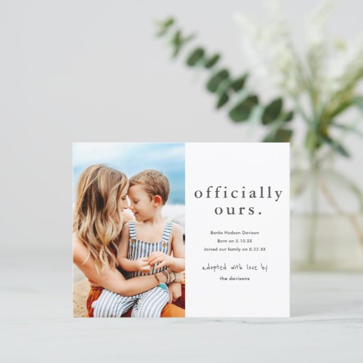 Officiële bekendmaking van de goedkeuring van de f (Staand voorkant)