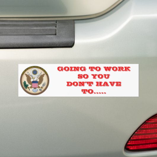 OFFICIËLE BELASTINGBETALING VAN DE VS BUMPERSTICKER (Op auto)