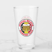 Officiële Belgische Drink teamklasse Glas (Voorkant)