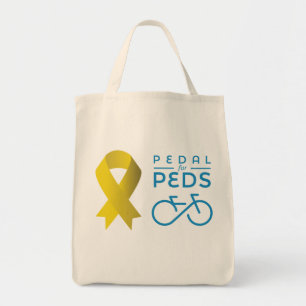 Officiële benaming 2016 Pedal for Peds Grocery Ba Tote Bag
