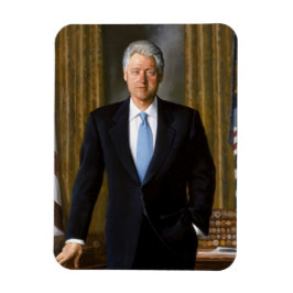 Officiële Bill Clinton-portret Magneet