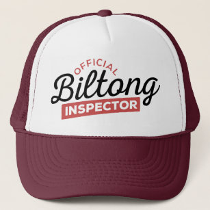 Officiële Biltong inspecteur   Zuid-Afrika Trucker Pet