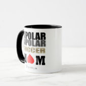 Officiële bipolaire Voetbal Mam Mok (Voorkant links)