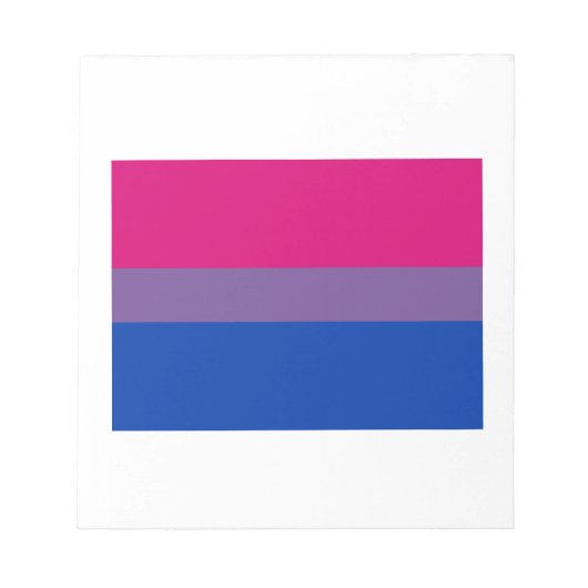 OFFICIËLE BISEXUELE PRIJSVLAG NOTITIEBLOK (Voorkant)