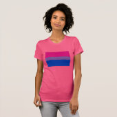 OFFICIËLE BISEXUELE PRIJSVLAG T-SHIRT (Voorkant volledig)