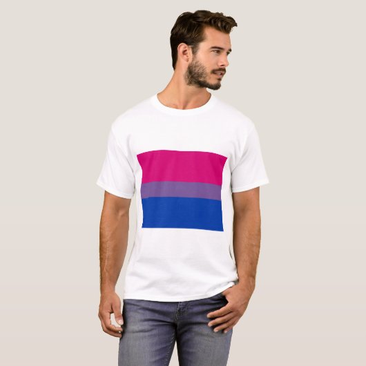 OFFICIËLE BISEXUELE PRIJSVLAG T-SHIRT (Voorkant volledig)
