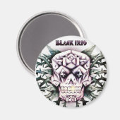 Officiële Black Iris Merchandise Magneet (Voorkant / Achterkant)