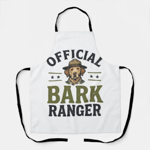 Officiële Blaffende Ranger Hond Vintage Grafisch_1 Schort