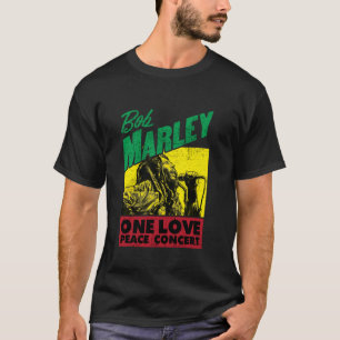 Officiële Bob Marley One Love Peace Concert T-shirt