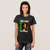 Officiële Bob Marley One Love Rasta T-shirt (Voorkant volledig)