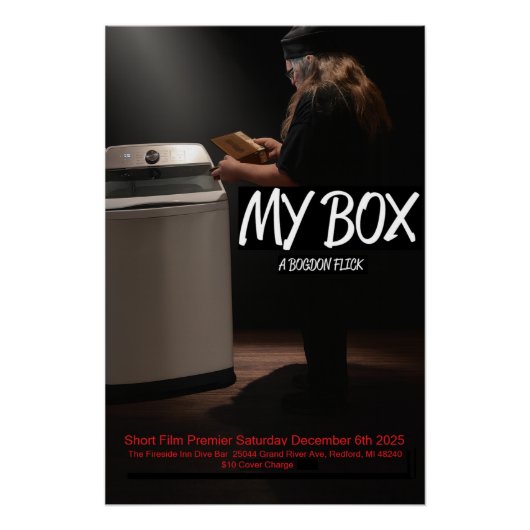 Officiële Bogdon My Box film poster (Voorkant)