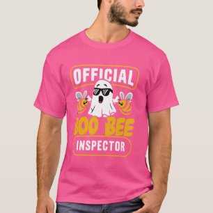 Officiële Boo Bee Inspecteur Halloween Humor Grapp T-shirt