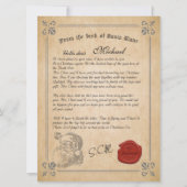 Officiële brief van de Sinterklaas van Santa Claus Kaart (Voorkant)