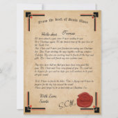 Officiële brief van de Sinterklaas van Santa Claus Kaart (Voorkant)