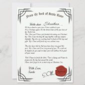 Officiële brief van de Sinterklaas van Santa Claus Kaart (Voorkant)