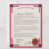 Officiële brief van de Sinterklaas van Santa Claus Kaart (Voorkant)