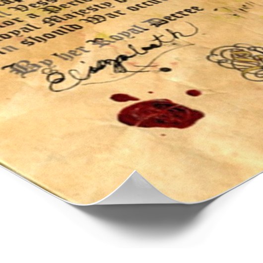 Officiële brief van Marque Poster (Hoek)