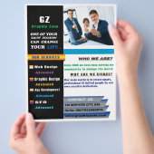 Officiële brochure voor IT-bedrijven (Hand)