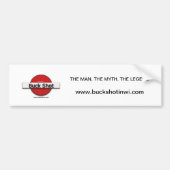 OFFICIËLE BUCK SHOT BUMPERSTICKER (Voorkant)