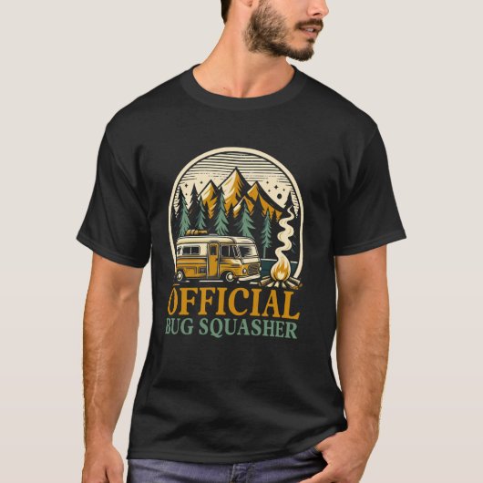 Officiële Bug Verdelger Kamperen T-shirt (Voorkant)