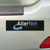 Officiële Bumpersticker AlterNet (Op auto)