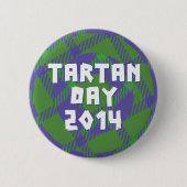 Officiële Button 2014 Tartan Dag (Voorkant)