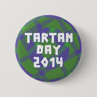 Officiële Button 2014 Tartan Dag