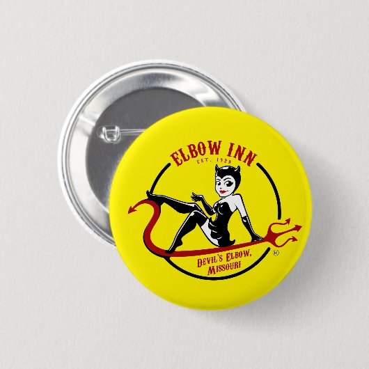 Officiële Button Elbow Inn (Voorkant /achterkant)