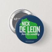 Officiële Button van de Campagne (Voorkant /achterkant)